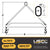 Caldwell 3 Tons x 4' Spreader Beam | Dura-Lite 430-3-4