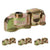 Double Stud L-Track Fitting with Bolt Thread | 4,000 lbs. BS | 4-Pack