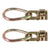 Double Stud L-track Fitting with Pear Link | 5,000 lbs. BS | 2-Pack