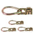 Double Stud L-track Fitting with Pear Link | 5,000 lbs. BS | 4-Pack