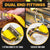 2'' x 12' Yellow E-Track Cam Buckle Strap | Wire Hooks & Spring E-Fittings