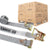 2'' x 16' Gray E-Track Ratchet Strap | Wire Hooks & Spring E-Fittings | 600-Pack (Pallet)