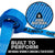 2'' x 20' Blue E-Track Ratchet Strap | Wire Hooks & Spring E-Fittings