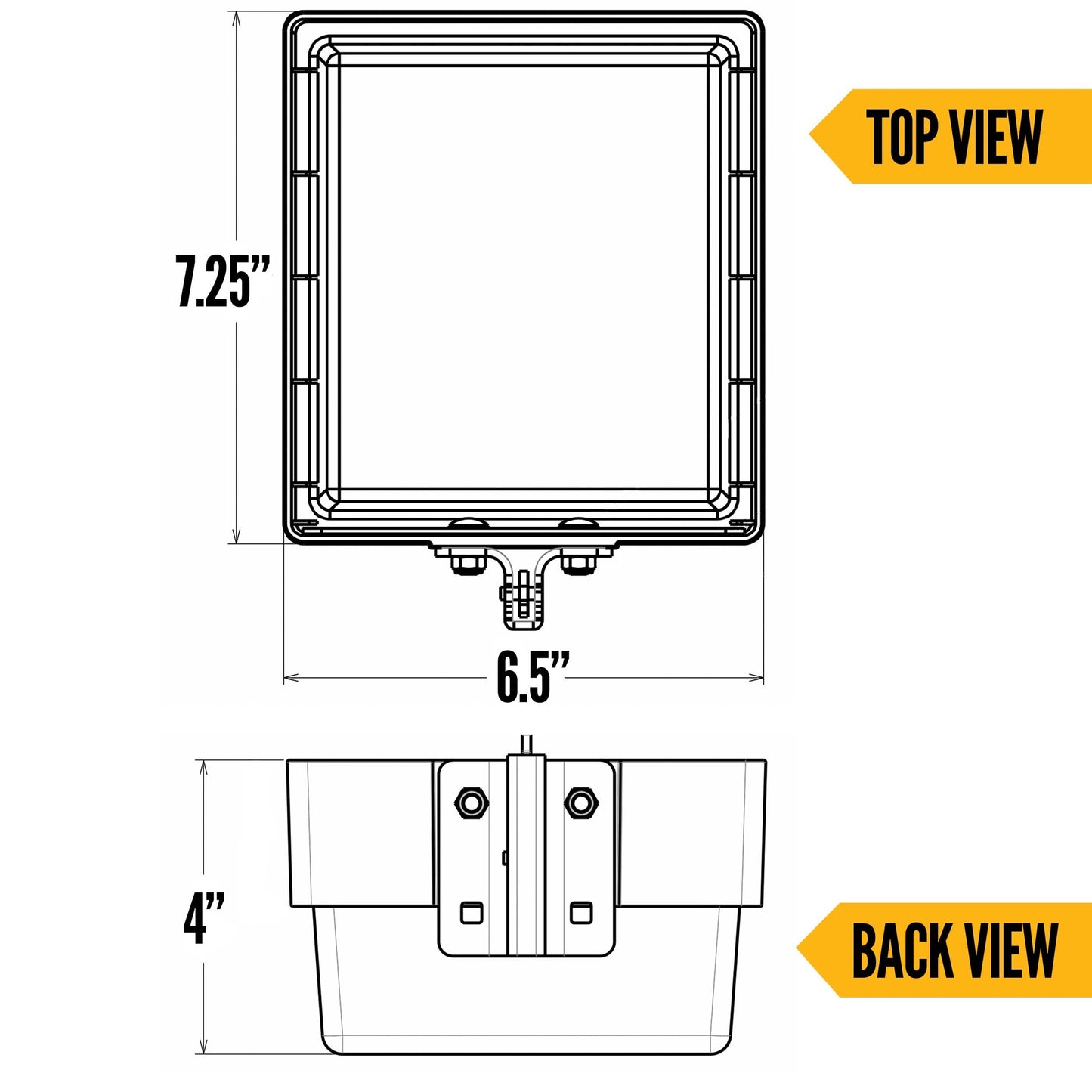 Small E-Track Storage Bin | Plastic | 6-1/2"W x 4"H x 7-1/4"D