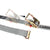 gray 16' E track ratchet strap with sliding ratchet