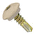 #1214 x 34 inch Eclipse Steelbinder Metal Roofing Screw Light Stone Pkg 250 image 1 of 2