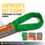 30' Domestic Eye & Eye Round Sling - Polyester | 5,300 lbs. Capacity