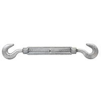 1/2" x 6" Hook & Hook Galvanized Turnbuckle