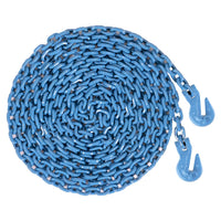 9/32" x 25' Tie Down Chain with Eye Grab Hooks | Grade 120
