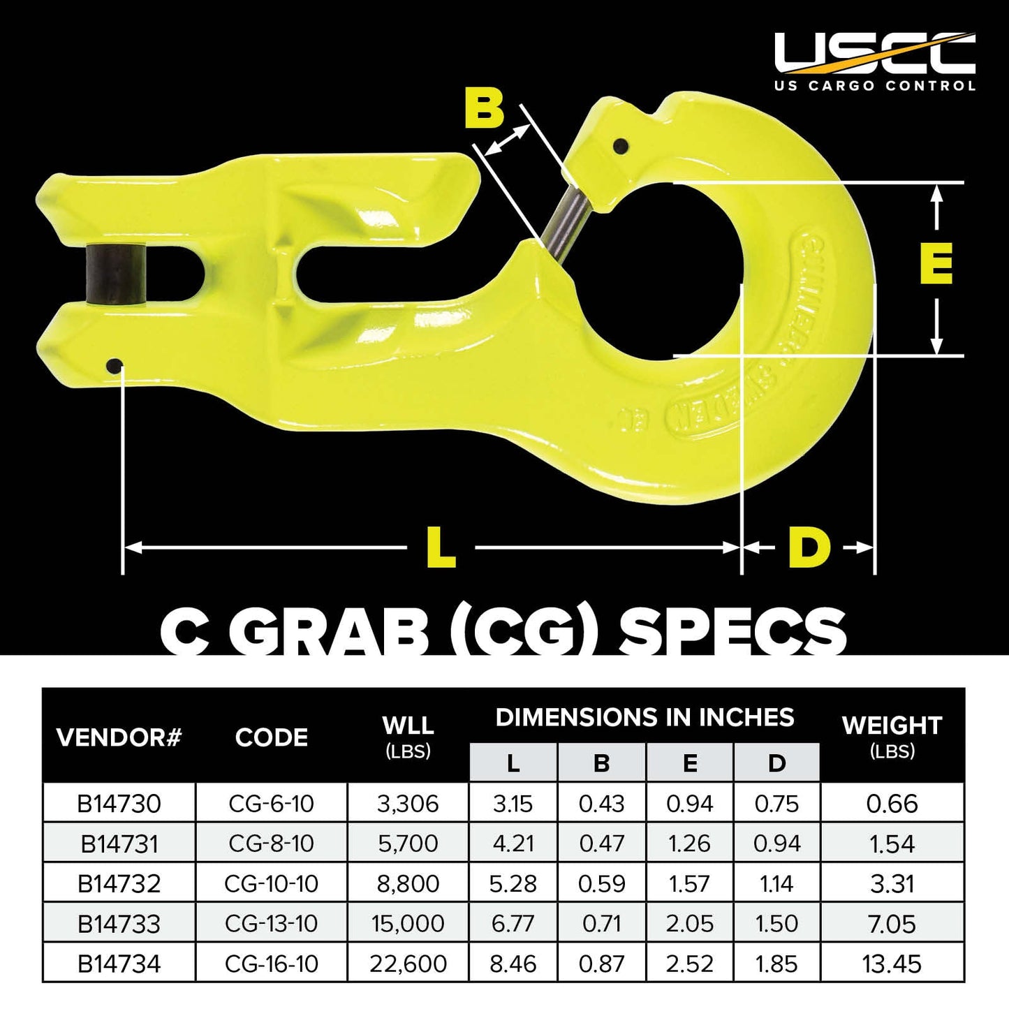 Gunnebo 1/2" C Grab CG Master Link - Grade 100