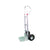 Aluminum Hand Truck w/ Loop Handle - Solid Nose Plate & Pnuematic Wheels