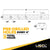 6' Heavy Duty L-Track Kit with Fasteners | 6351 Aluminum