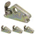E Track Tie Down Heavy Duty without Round Ring | 6,000 lbs. BS | 4-Pack
