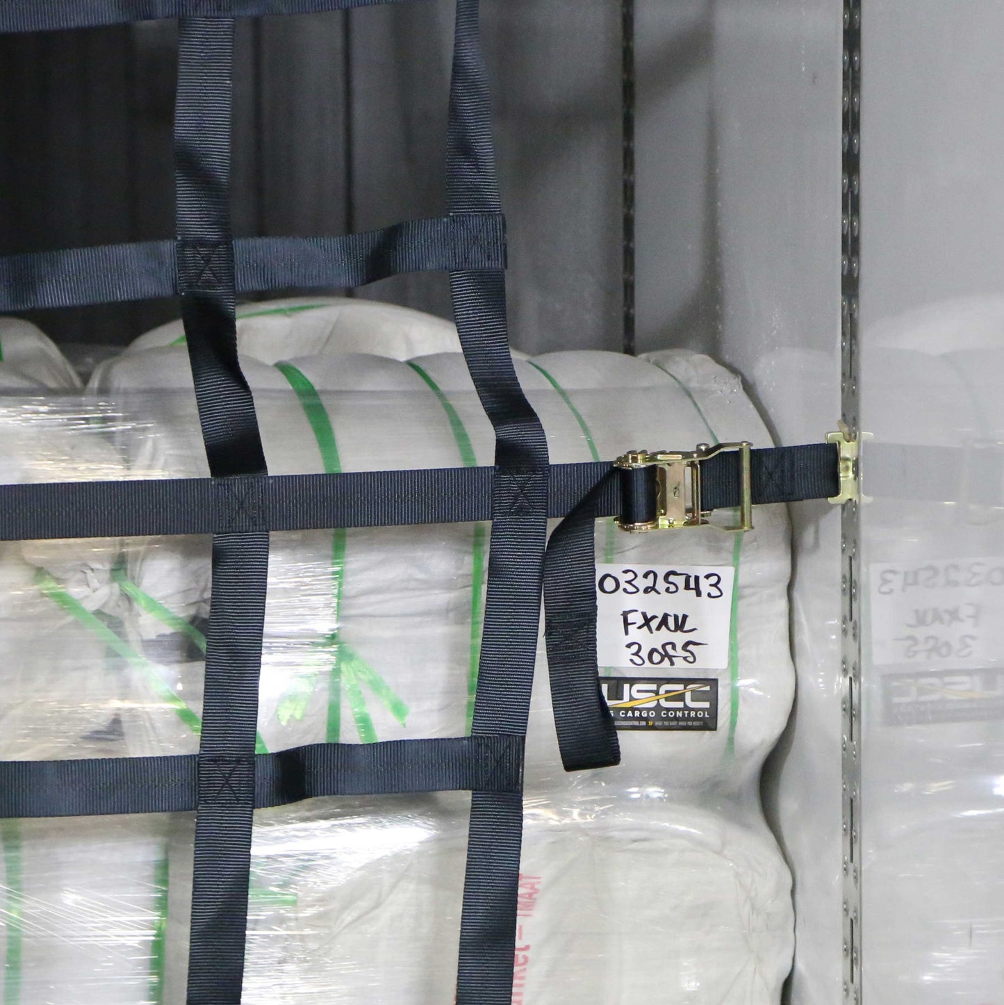 42" x 82" Heavy Duty Cargo Net with Ratchets & E-Track Fittings