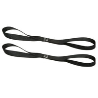 Motorcycle Handle Bar Strap (Pair) Black
