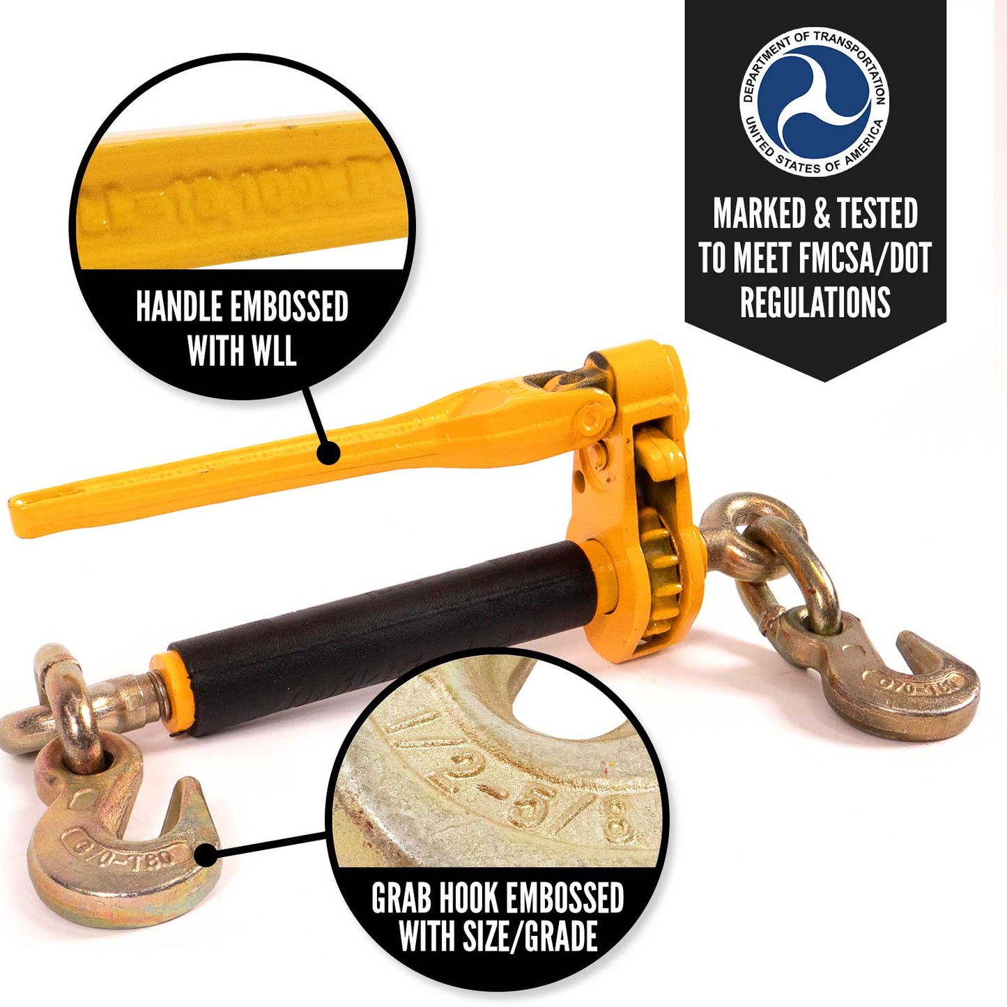 1/2" - 5/8" Peerless QuikBinder Plus™ Ratchet Binder