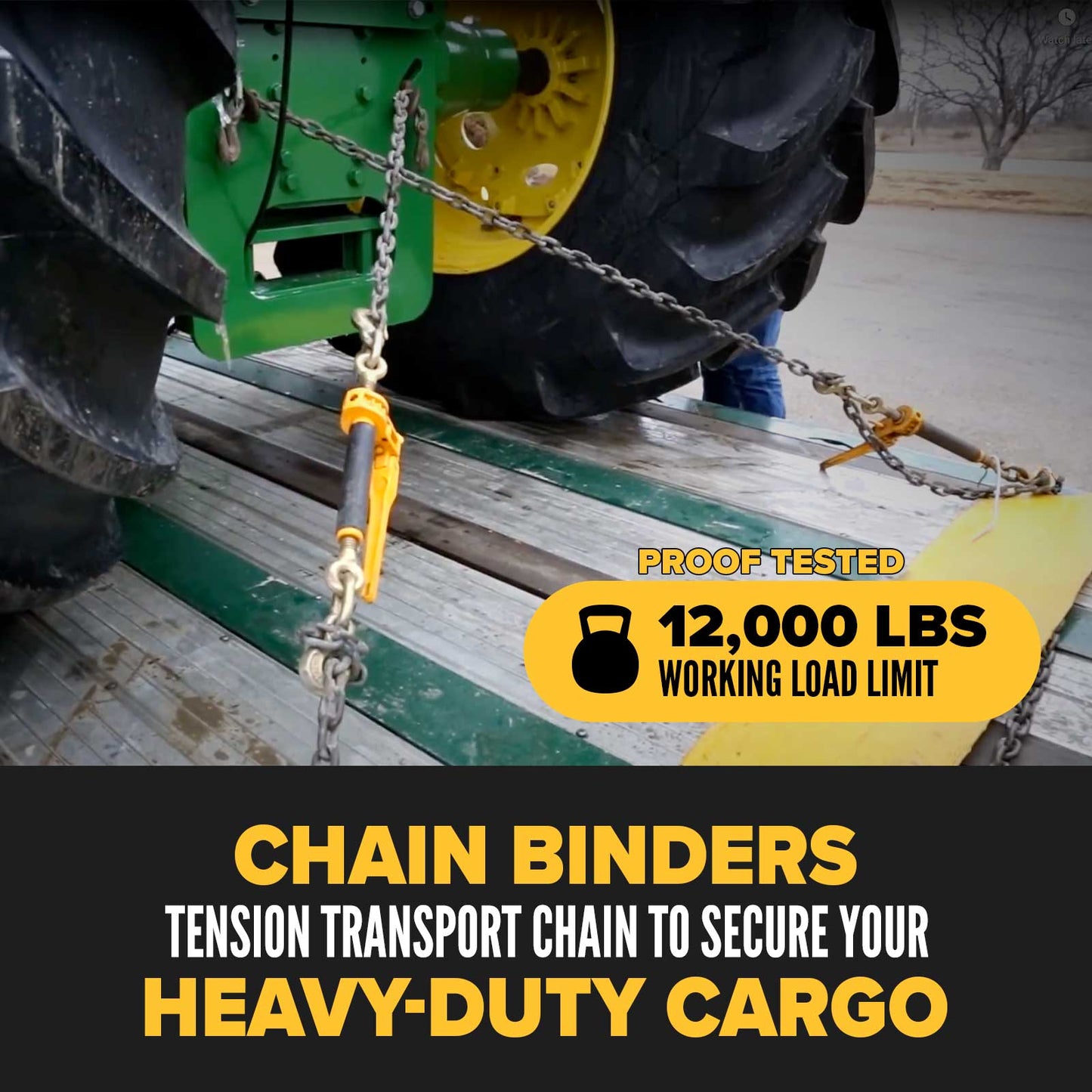 3/8" - 1/2" Peerless QuikBinder Plus™ Ratchet Binder