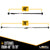 Ratcheting Cargo Bar for Pickup with No-Slip Pads
