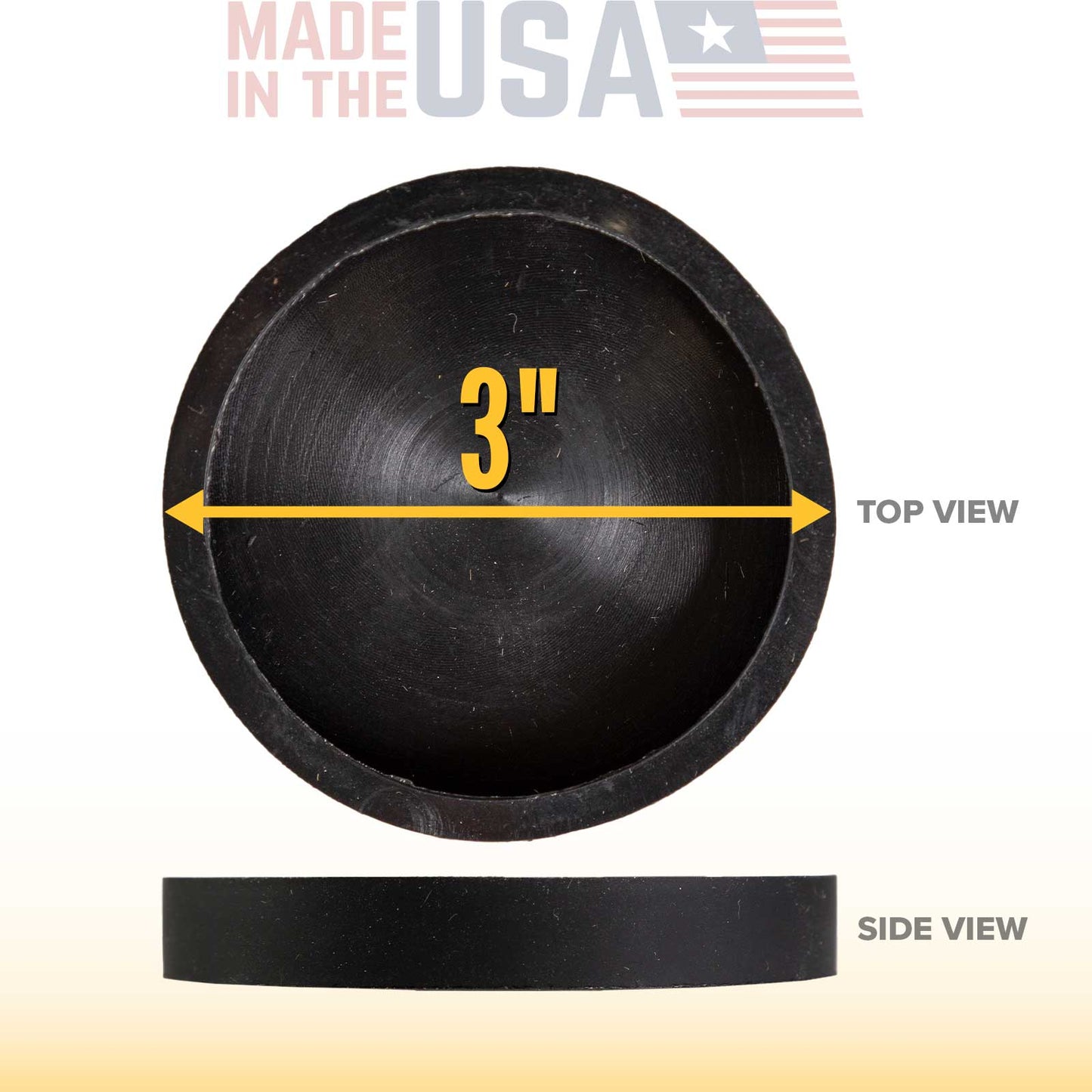 Round Magnet Cover | Black