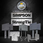 Simpson ABU44SS 4x4 Stainless Steel Adjustable Post Base