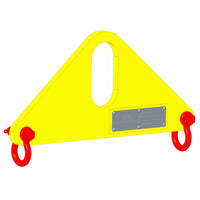 Small Length Lifting Beam (Bale Top) - 500 Lb. Capacity - 1' Max Spread