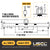 Standard Adjustable Lifting Beam w/ Shackles - 10,000 Lb. Capacity - 3' to 6' Spread