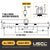 Standard Adjustable Lifting Beam w/ Shackles - 10,000 Lb. Capacity - 6' to 12' Spread