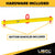 Standard Adjustable Lifting Beam w/ Swivel Hooks - 4,000 Lb. Capacity - 4' to 6' Spread