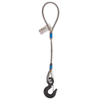 7/8" x 4' Standard Eye & Hook Wire Rope Sling