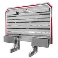 68" x 86" Semi Headache Rack | 2 Half-Trays & 2 Chain Hangers