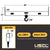 Twin Hoist Lifting Beam - 4,000 Lb. Capacity - 12' Max Spread