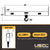 Twin Hoist Lifting Beam - 6,000 Lb. Capacity - 8' Max Spread