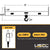 Twin Hoist Lifting Beam - 15,000 lb Capacity - 6' Max Spread