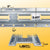 5' Vertical Galvanized E Track | 4-Pack