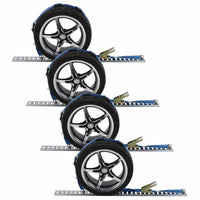 Wheel Strap with Etrack Fittings & 3 Rubber Blocks 4 Pack image 1 of 8