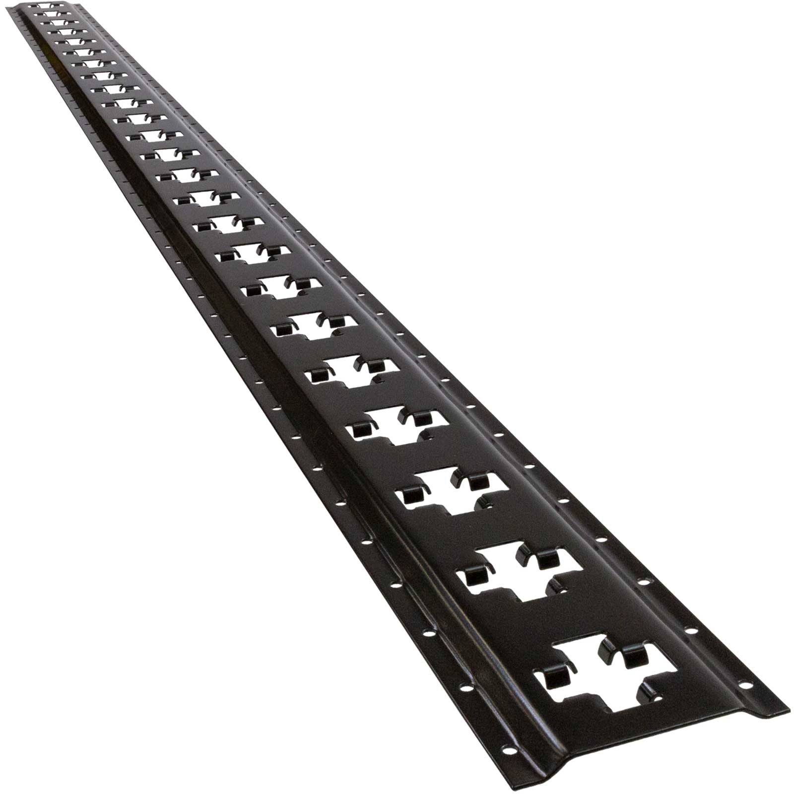 8' Horizontal Black Powder-Coated X Track – Fasteners Plus