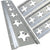 2' X-Track Rail | Galvanized - 4 Pack