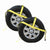 Yellow Adjustable Tow Dolly Strap with 2