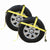 Yellow Adjustable Tow Dolly Strap with 2