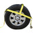 Yellow Adjustable Tow Dolly Strap with 2
