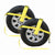 Yellow Adjustable Tow Dolly Strap with 4