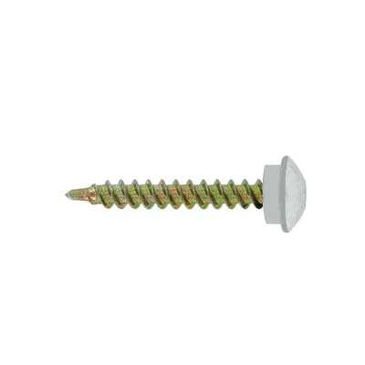 #10 x 1-1/2" Eclipse Woodbinder Metal Roofing Screw - Polar White, Pkg 250