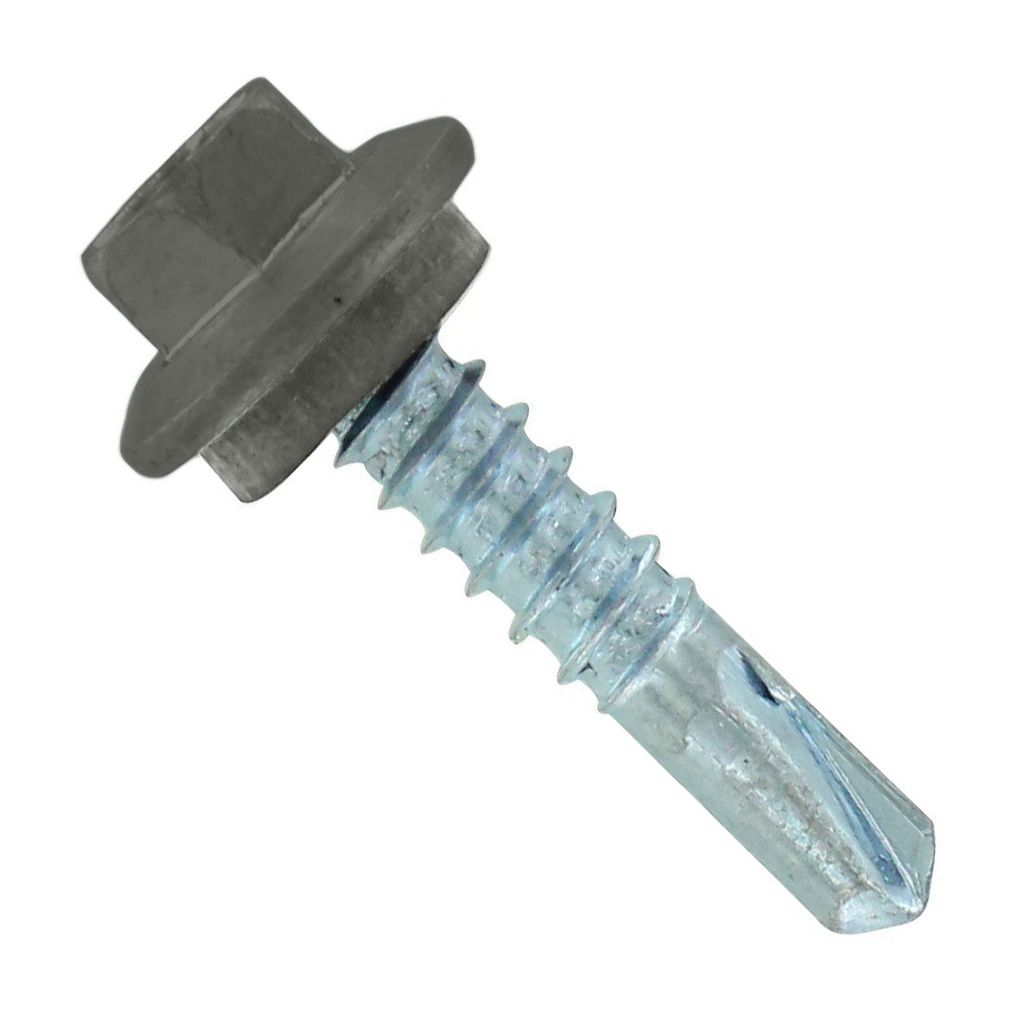 #12 X 1" Maxx Steelbinder Self-Drilling Metal Roofing Screw - Burnished Slate, Pkg 250