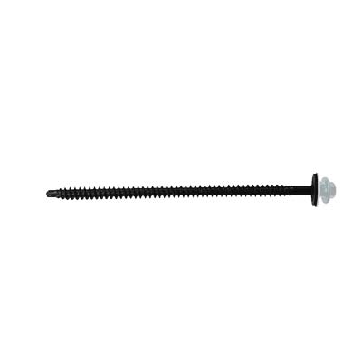 #12 X 4-1/2" InsulDrill Metal Roofing Screw - Polar White, Pkg 100