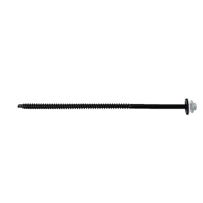 #12 X 6" InsulDrill Metal Roofing Screw - Polar White, Pkg 100