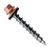 12# x 112 inch Type 17 Woodbinder Metal Roofing Screw For OSB Copper Pkg 250 image 1 of 2