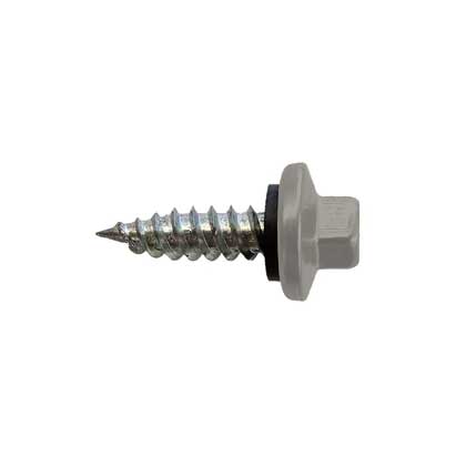 #12 x 3/4 ST-XL Woodbinder Metal Roofing Stitch Screw Ash Gray, Pkg 250