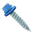 #14 x 114 inch #14 Type 17 Woodbinder Metal Roofing Screw Blue Pkg 250