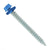 #14 x 212 inch #14 Type 17 Woodbinder Metal Roofing Screw Blue Pkg 250