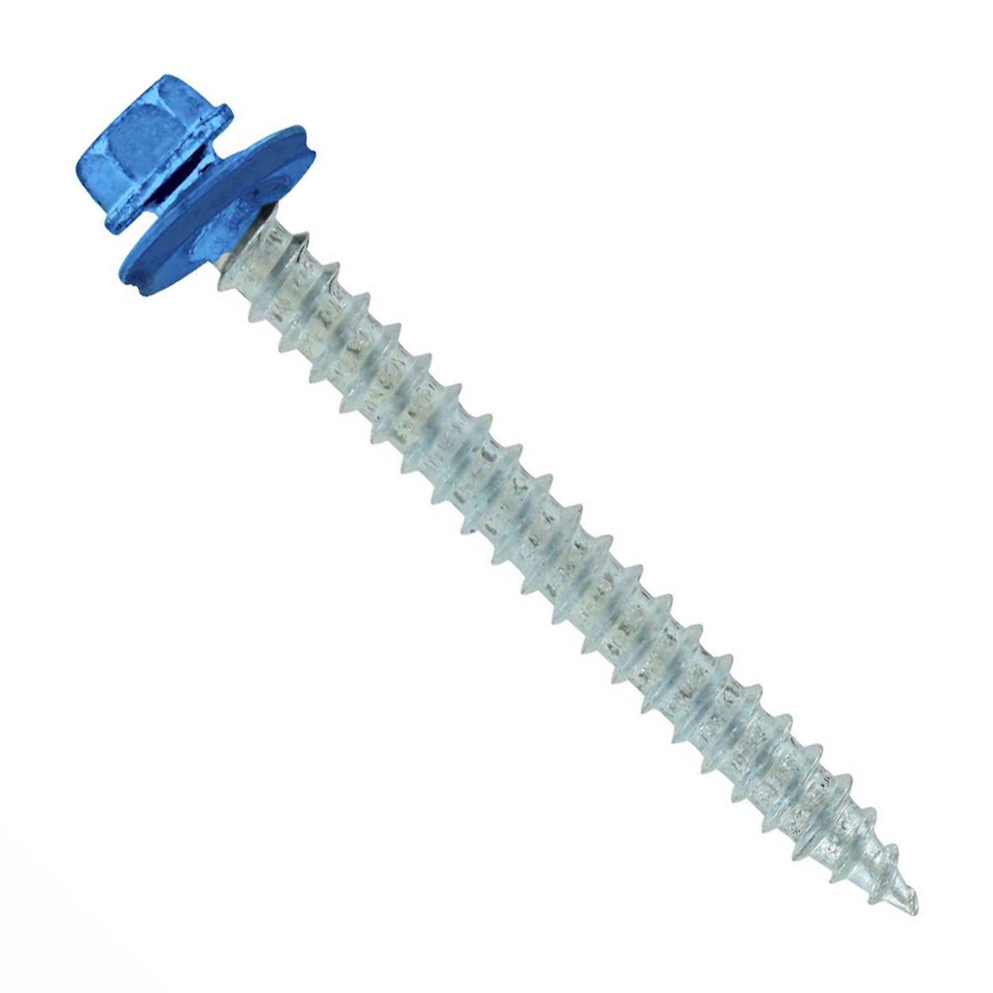 #14 x 212 inch #14 Type 17 Woodbinder Metal Roofing Screw Blue Pkg 250